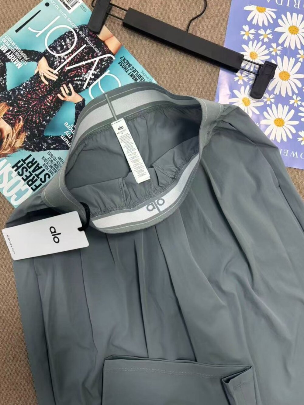 🧊Alo Yoga Suit Up Trouser Steel Gray Regular 🎯 Minimal Style - Picture 5 of 11